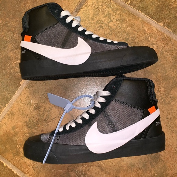 off white blazer black laces